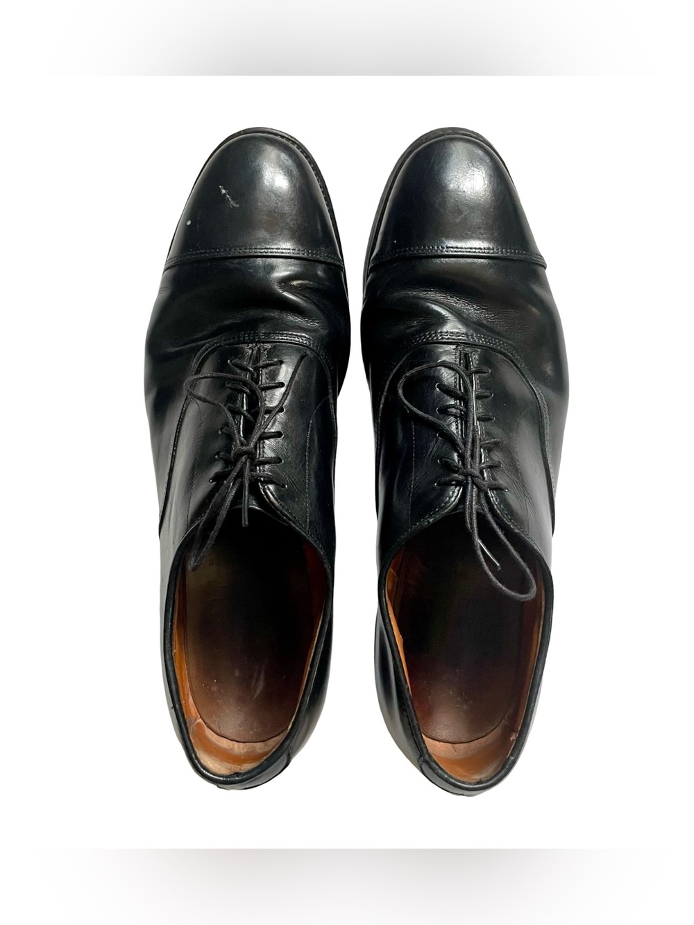 Allen Edmonds Park Avenue Black Cap-Toe Oxford Men’s 10D